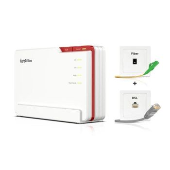 Router Fritz Box 5690 Pro Ethernet Wi-Fi 7 Tri-Banda 5760 Mbit/s Antena Interna