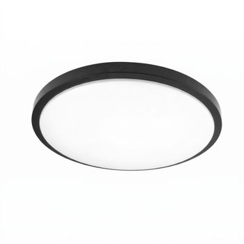 Plafon kirat 60w 3000-4000-6500k blanco/negro 5880lm 8x49x49cm c/remoto y reg.intensidad