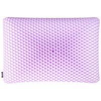 almohada de espuma viscoelastica con soporte ergonomico y rejilla de nido de abeja refrescante de tpe 55 x 35 cm violeta athos