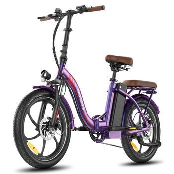 E-bike  Fafrees F20+ Pro 20″， Rosa Púrpura