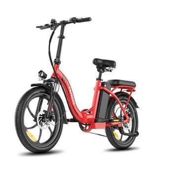 Bicicleta Eléctrica Plegable Fafrees F20+ 20”*3 250w 36v 20ah 25km/h 130km Roja