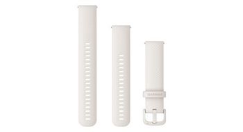 Munequera de silicona de 20 mm de liberacion rapida garmin blanco marfil