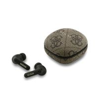 auriculares guess tws inalambricos bluetooth con cancelacion de ruido enc marron