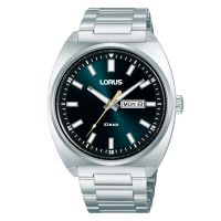 lorus reloj hombre caja de acero pulsera acero de color plata resistente al agua 10 atm rh313bx9s