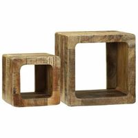 unidades de tv 2 uds marron 36 x 30 x 36 cm vidaxl