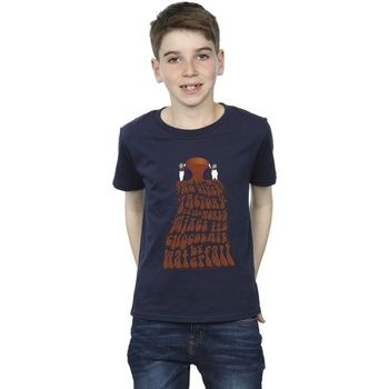 Willy Wonka Tops y Camisetas Chocolate Waterfall para niño