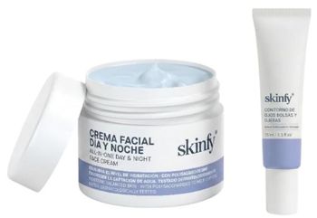 Skinfy Pack Facial: Crema Hidratante 50 ml + Contorno Antifatiga 15 ml