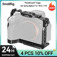 smallrig a7 v  7r v  7 iv jaula de liberacion rapida hawklock para sony alpha 7 v  7r v  7 iv con placa de liberacion rapida arca-swiss