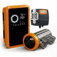 clorador salino agua piscina tecno dt s2 ph redox 160m3 poolstation idegis - 12gh
