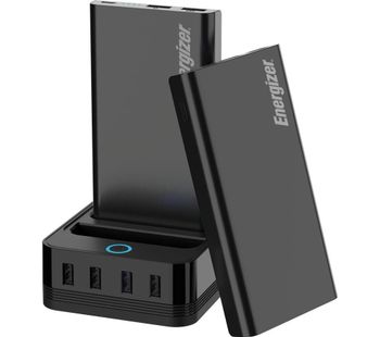 ENERGIZER PS20000 Wireless Charging Station & Portable Power Banks - Black, Black