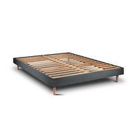 estructura de cama milano  anthacite conica 195 x 160 cm