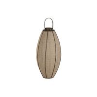 portavela yute bambu 40x40x93 natural