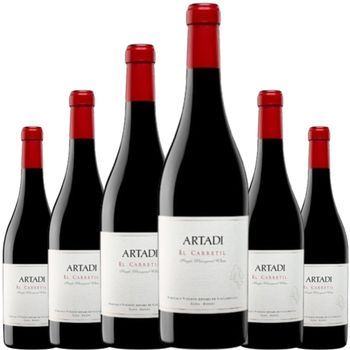 Artadi El Carretil Ecológico Crianza, Vino Tinto, España, Pack 6 Botellas 75 Cl, 14,5% Vol.