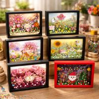 set de bloques de construccion 3d creativos moc con diseno de flores rompecabezas de flores diy con base decoracion para pared y escritorio regalo para ninas