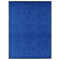 felpudo lavable azul 90x120 cm vidaxl