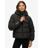 superdry para mujer w5011996a abrigo sports puffer negro m casual poliester