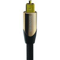 sandstrom av gold series s2opt314x digital optical cable - 2 m gold