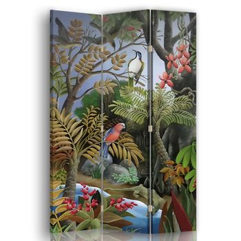 Biombo Lagarto En El Río- Separador De Ambientes 110x150cm