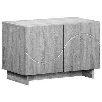 Soporte De Tv 60 X 34.5 X 40 Cm Sonoma Gris Vidaxl
