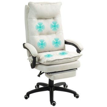 Silla de oficina ejecutiva Vinsetto con masaje y respaldo reclinable
