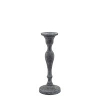 candelabro decorativo de acero gris h23