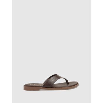 Kamome Sandalias SANDALIA DE DEDO BOADA MARRÓN para mujer
