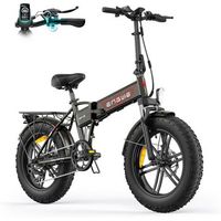 bicicleta electrica plegable engwe ep-2 boost con bateria extraible de 48 v y 13 ahmarron