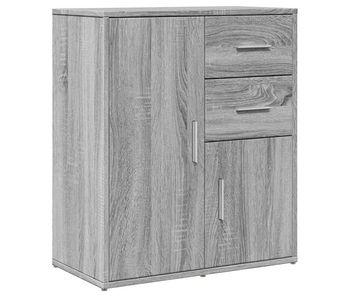 Vidaxl aparador de madera de ingeniería gris sonoma 60x31x70 cm