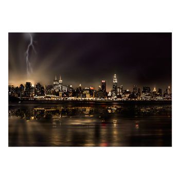 Papel Pintado 3d - Tormenta En Nueva York (200x140 Cm)