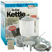 12v travel kettle with cups