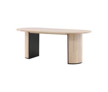 Mesa de comedor bianca 90x200x75 beige