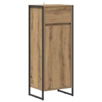 gabinete de bano roble artisan 40 x 30 x 100 cm vidaxl