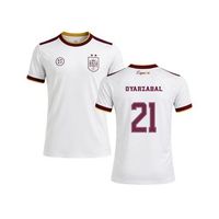 camiseta blanca 2 estrellas oyarzabal espana equip mundial 26 replica oficial-adulto
