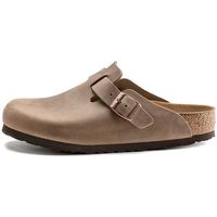 birkenstock zuecos classic boston oiled leather narrow tobacco para hombre