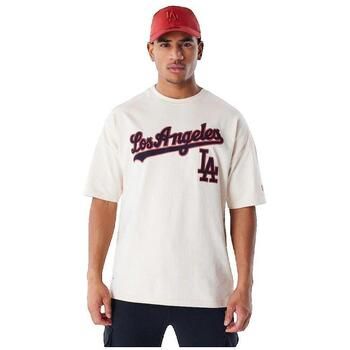 New-Era Camiseta T-shirt New Era MLB Rib Infill beige para mujer