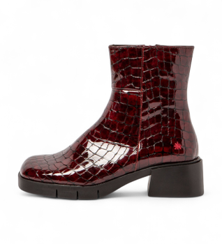 Art para mujer. 112841367003_008 Botines de Piel 1284 Varsovia burdeos (40), 3 a 5cm, Cremallera, Casual, Granate
