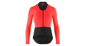Maillot assos equipe r primavera otono s11 manga larga naranja