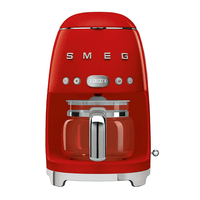 cafetera goteo smeg dcf02rdeu 10 tazas