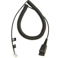 cable de telefono jabra 8800-01-01 en espiral 2 m con conectores qd y rj-10