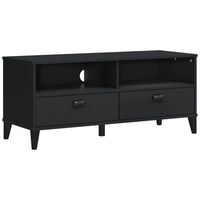 mueble para tv viken madera de ingenieria negro vidaxl