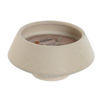 vela gres cera 18x18x95 5 beige  la mejor decoracion para tu hogar