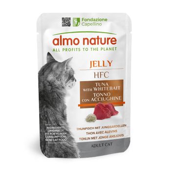 Almo Nature HFC Jelly 24 x 55 g - Pack Ahorro - Atún y sardinitas