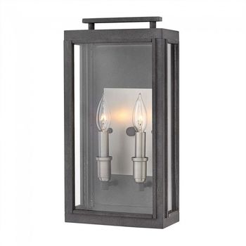 Aplique de pared de exterior sutcliffe (2 luces)