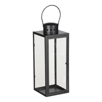 Farol arzilla negro  h34.5xb13xl13.5cm