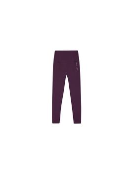 Mallas Black Limba Legging Deportivo Curve Line Mujer Midnight Plum