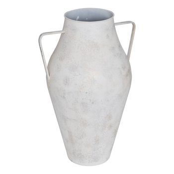 Jarrón De Acero Glady 37,5x33,5x58,5 Cm Gris