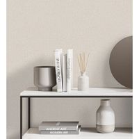 papel pintado vinilico efecto fibra vegetal de yute con textura en relieve - cairo 681176 de gaulan - rollo de 10 m x 106 m