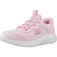skechers deportivas moda bounder - simple cut slip-ins para nina