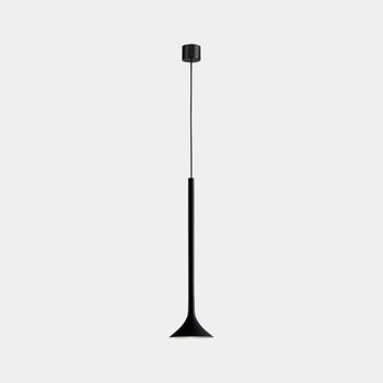 Leds C4 Colgante Alive Single Led 8.5 Blanco Cálido - 2700k On-off Negro 492lm
