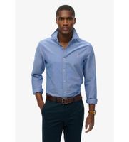 superdry para hombre m4011037a camisa classic oxford azul 3xl algodon clasico manga larga